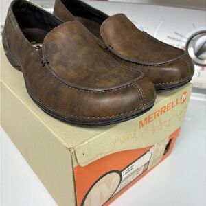 Merrell Rustic Brown Loafers